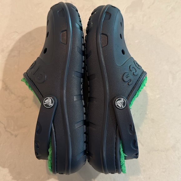 CROCS Hilo Navy Green Classic Clogs Size 3 J - Picture 7 of 7